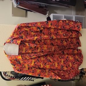 J crew 100% silk dress shirt